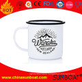 Self-Designed Logo Printing Letter+Number Enamel Travelling Mug/Camping Mug